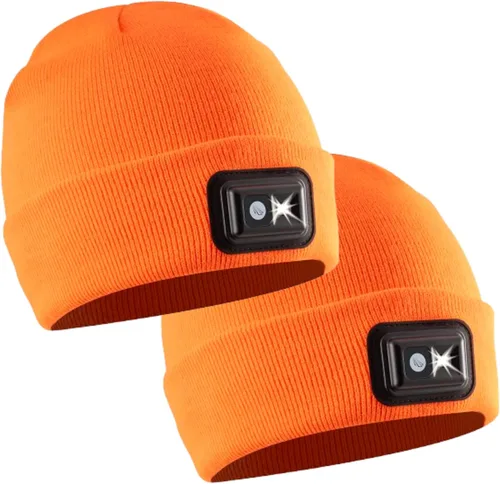Miniatura 26 de POWERCAP - Sombrero LED con luz de 150 lúmenes, forro polar recargable con faro incorporado brillante, impermeable, cálido, talla única Mossy Oak