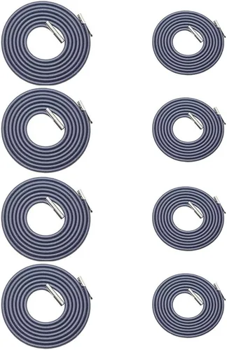 Zero Gravity - Cordones de repuesto para silla de gravedad, color gris, universales, compatibles con silla de descanso, silla elástica (8 cordones)