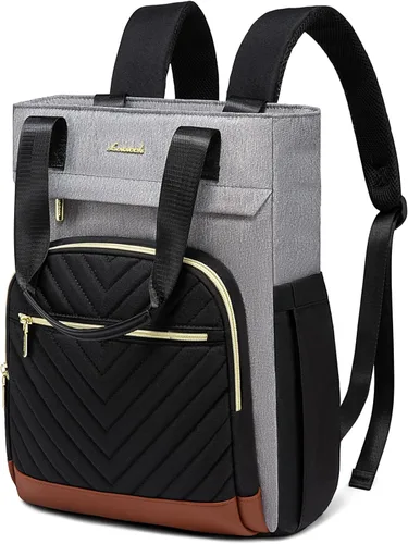 LOVEVOOK Mochila para computadora portátil para mujer, bolsa de trabajo de 15.6 pulgadas, mochila para profesores, enfermeras, mochila de viaje de