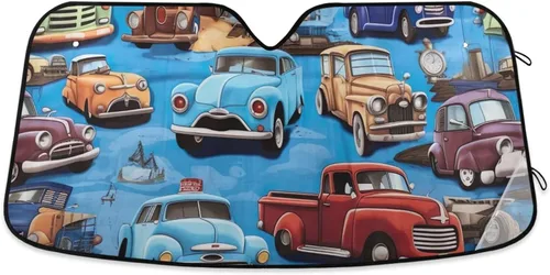 Miniatura 39 de Parasol plegable para parabrisas de automóvil, diseño de dragones, ojos negros y rojos, bloquea los rayos UV, parasol delantero