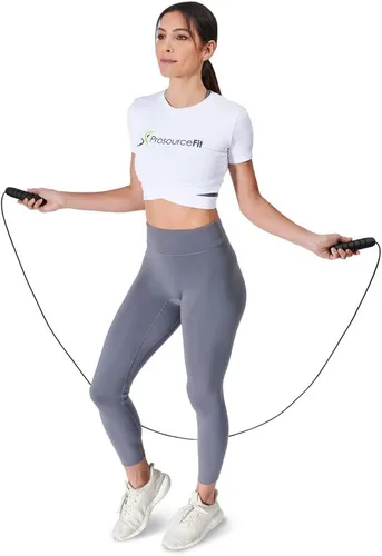 Miniatura 4 de ProsourceFit Speed Jump Rope up to 8 Foot Adjustable Length for Men and Women, Foam Handles, Ultra Light Rope for Boxing, Jumping Exercises and