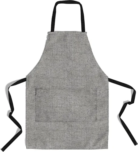 Miniatura 20 de Delantales de chef Cocinar hornear a la parrilla para restaurante casero Delantales de cocina premium con doble bolsillo para hombres y mujeres