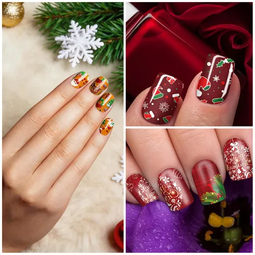 Miniatura 6 de 20 hojas de calcomanías de esmalte de uñas para el día de San Valentín, calcomanías para mujeres, tiras de uñas de gel, tiras de esmalte de uñas
