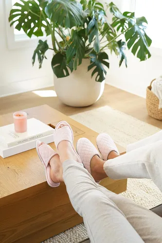 Miniatura 2 de Dearfoams Beatrice Terry Side Gore - Pantuflas para mujer