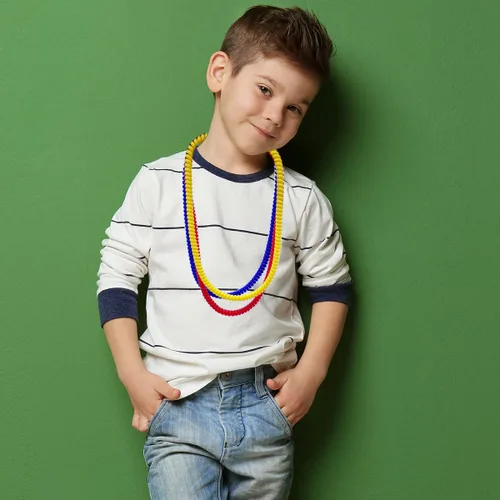 Miniatura 6 de Xtra Xtra Tough (XXT) - Collares sensoriales masticables para niños sensoriales – Collar de dentición duradero para niños con autismo SDP ADHD