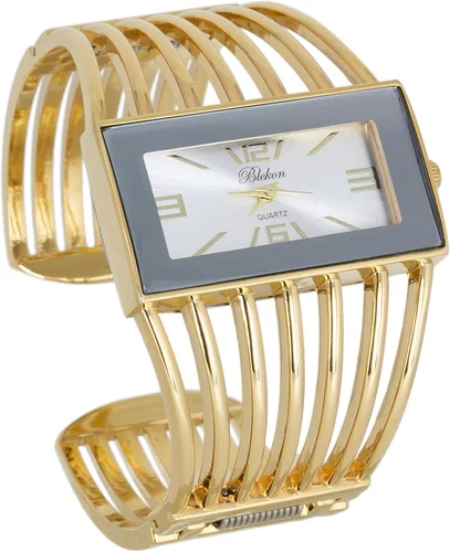 Miniatura 4 de Blekon Collections - Reloj de pulsera para mujer, rectangular, analógico, resistente y elegante, de cuarzo, reloj de pulsera