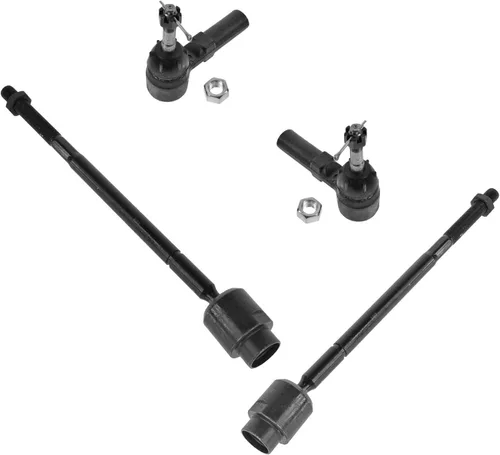 Miniatura 182 de TRQ Juego de barras de acoplamiento delanteras interiores y exteriores de 4 piezas compatible con Jeep Cherokee 1991-2001 y Comanche 91-92