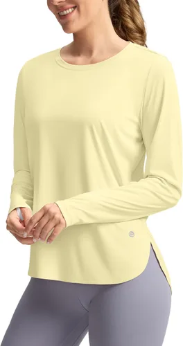 Miniatura 16 de Camisetas de sol para mujer, con protección ultravioleta FPU 50+, manga larga, ligera, de secado rápido, para entrenamiento, senderismo, para mujer