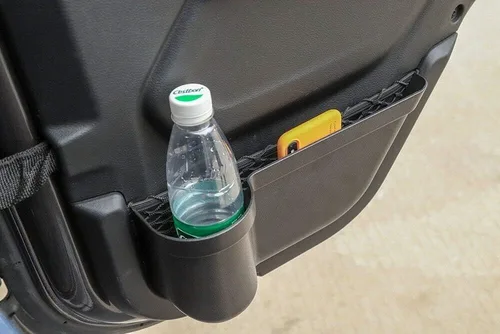 Miniatura 6 de JeCar Caja organizadora de almacenamiento de bolsillo para puerta trasera compatible con Jeep Wrangler 2018-2023 JL de 4 puertas, repuesto de red