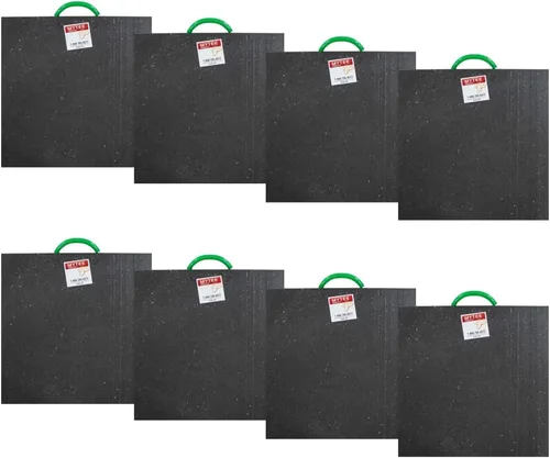 Miniatura 14 de Mytee Products (Paquete de 4) Almohadilla de Estabilizador Mediana 24" x 24" 1.5" Negro para Grúa, Camión de Auxilio, Camión de Remolque