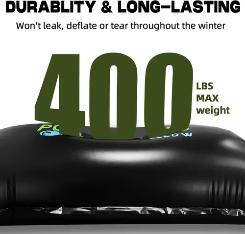 Miniatura 4 de Almohada de piscina de 4 x 8 pies para piscinas sobre el suelo, almohada grande de invierno para cierre de invierno, funda de piscina resistente