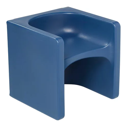 Miniatura 25 de ECR4Kids Tri-Me Silla cúbica 3-en-1, muebles para niños, color rojo