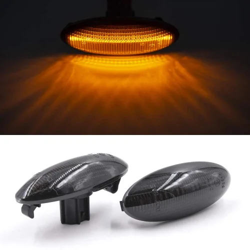Miniatura 5 de Luces de marcador de guardabarros delanteros LED dinámicos de repuesto para To-yota RAV4 Corolla Auris Yaris OEM Fit Turn Signal Repeater Lamps