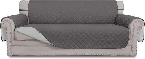 Miniatura 269 de Easy-Going - Funda para sofá, futón y sillón sin reposabrazos, reversible, resistente al agua, para mascotas y niños (azul oscuro/azul claro)