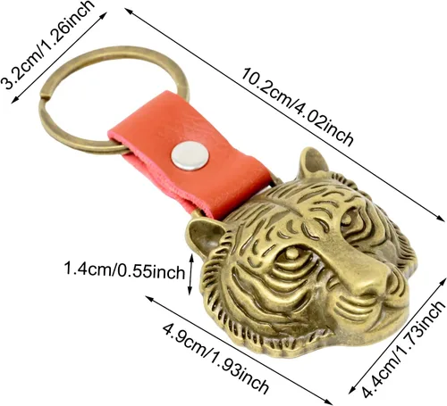 Miniatura 2 de yueton 2 unids cabeza de tigre abrebotellas llavero aleación novedad creativa cerveza vino abrebotellas fiesta favores mochila colgante