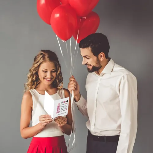 Miniatura 8 de JUESMOS Divertida tarjeta del día de San Valentín para él, marido, novio, tarjeta traviesa del día de San Valentín para marido, hombres, prometido