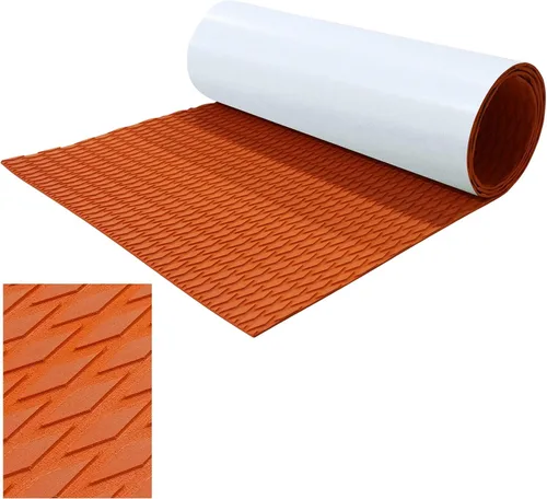 Miniatura 16 de HZshark EVA Foam Boat Decking Sheet Universal DIY Surfboard Traction Pad Non-Slip Grip Mat Trimmable Sheet for Kayak RV Yacht Pool Skateboard Gris