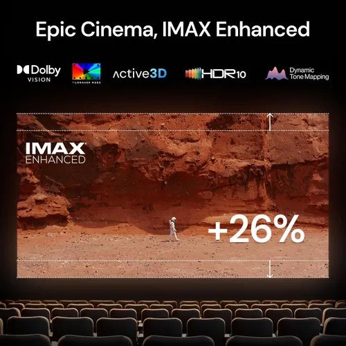 Miniatura 5 de Valerion StreamMaster Plus2 4K Proyector Láser - 300" IMAX Enhanced Home Theater, 4ms Respuesta 240Hz, Proyector para Juegos con 3D y Dolby