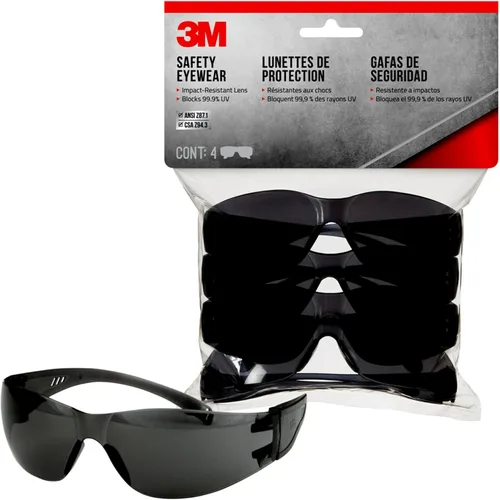 3M - Lentes de seguridad con lente para lectura Gris