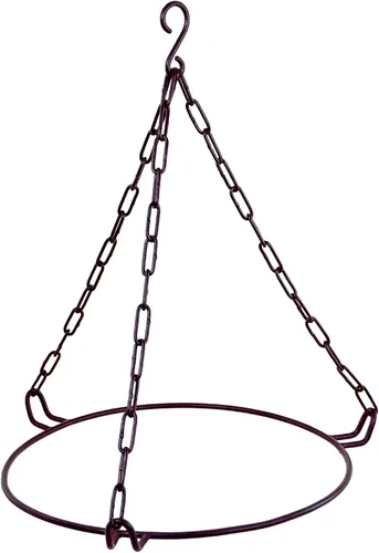 Miniatura 6 de Achla Designs 201-6030 Crackle Glass Hanging, 14 inl, baño para pájaros azul cobalto