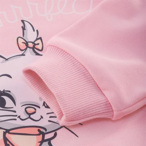 Miniatura 4 de NUBEEHOHO Sudaderas para niñas pequeñas, cuello redondo, sin botones, de manga larga, para invierno, casual, ropa 2T-7T