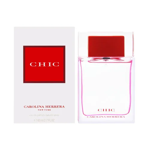 Carolina Herrera Fragancia chic para mujer, ligera pero elegante, notas superiores de fresia roja y tuberosa, notas medias de fresia y lirio del