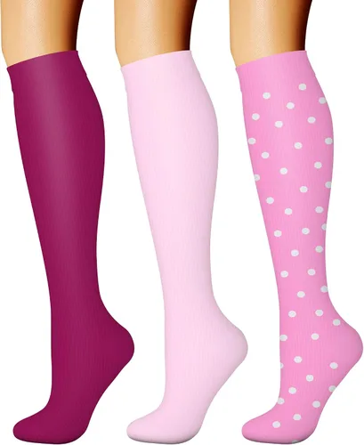 Miniatura 124 de CHARMKING - Calcetines de compresión para mujeres y hombres (3 pares), 15-20 mm Hg, el mejor apoyo para atletismo, running o ciclismo, mejora