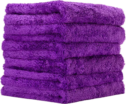 Miniatura 8 de PROJE' Toalla de microfibra azul – Ultra absorbente – Secado de coche, pulido, paño de pulido y toalla para detalles de interiores – 500 GSM 16 x 16