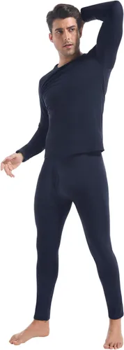 Miniatura 8 de CL convallaria Long Johns - Ropa interior térmica para hombre, forro polar suave, capa base para clima frío, conjunto de regalo
