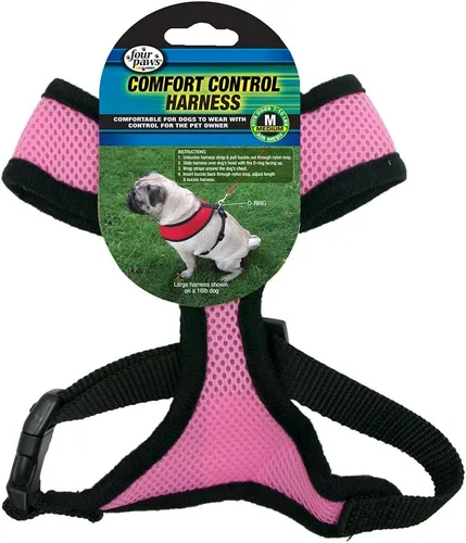 Miniatura 9 de Four Paws Comfort Control - Arnés para perro, color negro, extra pequeño