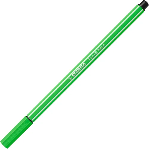 Miniatura 2 de STABILO Pen 68 - Bolígrafo de punta de fibra de alta calidad, paquete de 15, colores surtidos, incluyendo 5 colores neón