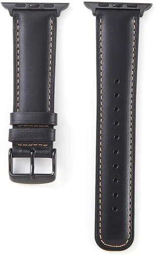 Compatible con Apple Watch Band de 1.929 in, 1.772 in, 1.732 in, 1.654 in, 1.614 in, 1.575 in, 1.496 in, correa de cuero genuino para iWatch Ultra