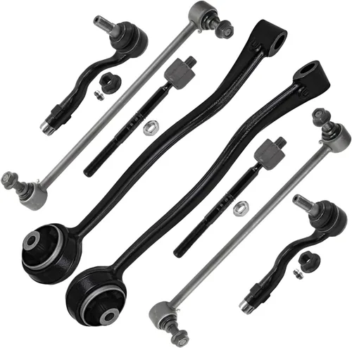 Miniatura 159 de Detroit Axle - Kit de brazos de control de extremo delantero de 8 piezas para Dodge Dakota 00-04, Durango 00-03, 4 brazos de control superior e