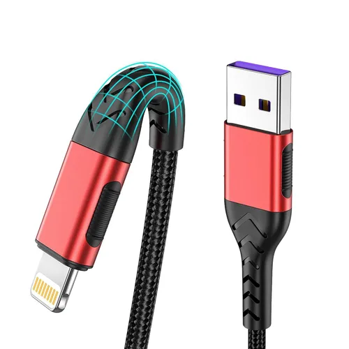 Miniatura 8 de Cargador de iPhone, [certificado Apple MFi] Paquete de 3 cables USB A de 1 pie para cable de carga rápida, cable de carga duradero de iPhone