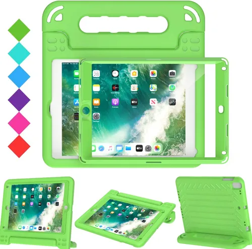 Miniatura 15 de AVAWO funda para iPad 9.7" 2017, para niños., Negro