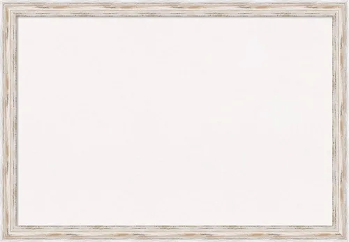 Miniatura 85 de Amanti Art Tablero de corcho blanco para pared (32 x 24) con marco de madera blanco blanco y blanco, tablero de corcho mediano para oficina, tablero