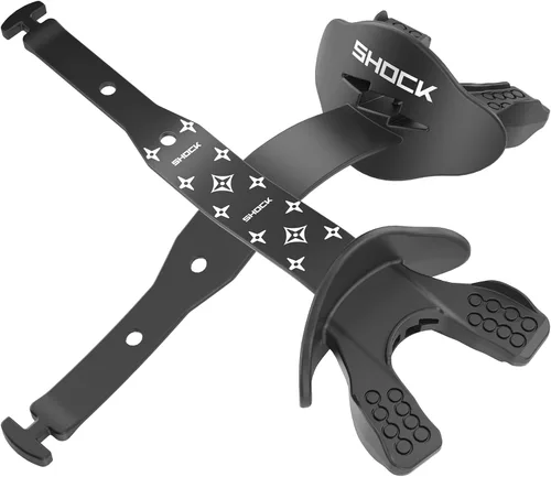 Miniatura 13 de Shock Doctor Bolt Lipguard, Adult Mouth Guard Football with Strap. Mouthguard One Size Fits All