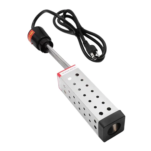 Calentador de agua de inmersión eléctrico de 1500 W para piscinas, tubo de calefacción de piscina eficiente con enchufe, suministros ideales para