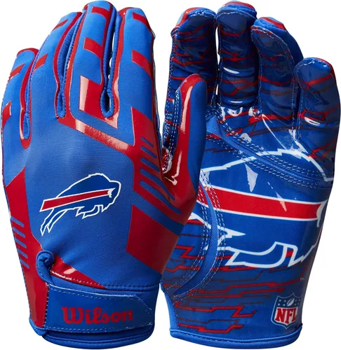 Miniatura 23 de Wilson NFL - Guantes de fútbol americano con ajuste elástico, tallas para jóvenes y adultos
