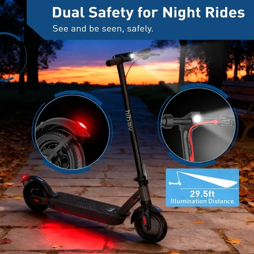 Miniatura 11 de Hiboy S2 Nova Electric Scooter for Adults, 430W Peak Power, Up to 20 Miles Long-Range & 19 MPH, High-Strength Aluminum Body, Portable Folding E
