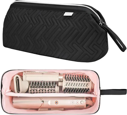 Miniatura 15 de Leudes Bolsa de Viaje para Herramientas de Cabello para Shark Flexstyle Estuche de Transporte Portátil Shark Hair Air Wrap Estuche para Secadora Rosa