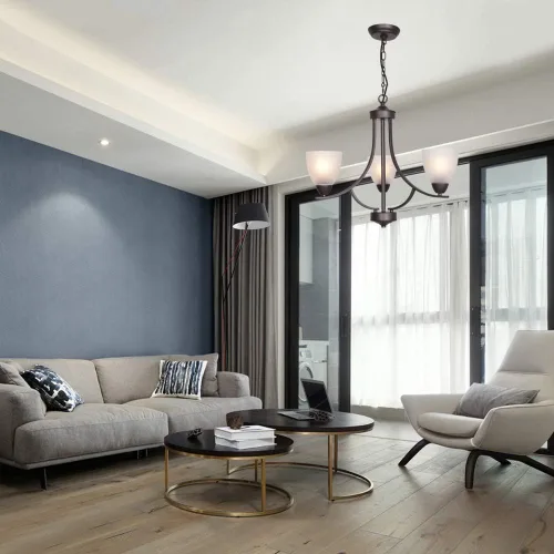 Miniatura 3 de 3 Lámparas Contemporáneas con Sombra y Acabado de Bronce Aceitado en Alabastro Lámparas de Techo Modernas Colgantes Iluminación de Tipo Colgante