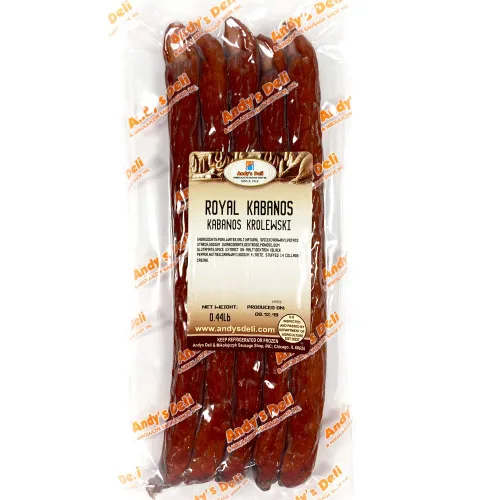 Andy's Royal Kabanos - Auténtico sabor y calidad entregados a tu mesa. Una delicia de salchicha imprescindible