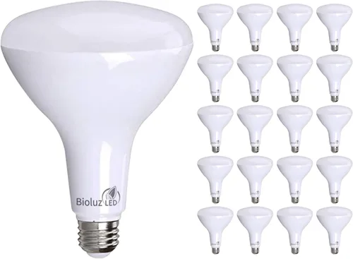 Miniatura 6 de Bioluz Paquete de 4 Bombillas de Luz LED BR40 Más Brillantes - 90 CRI Encendido Instantáneo Blanco Cálido 2700K Bombillas de Luz 16W 1400 Lúmenes