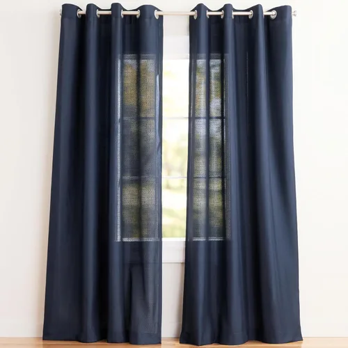 Miniatura 14 de Exclusive Home Loha - Par de paneles de cortinas de lino con ojales, 54 x 63 pulgadas, color beige