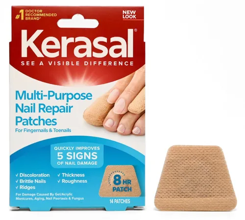 Miniatura 10 de Kerasal - Tratamiento reparador de uñas multiusos, solución para uñas descoloridas y dañadas, 0.43 fl oz