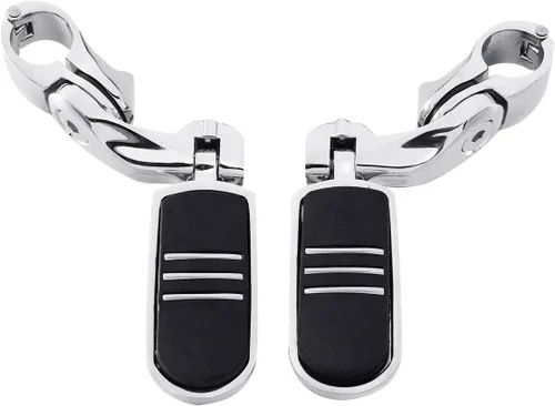 Miniatura 12 de TCMT Estribo corto de montaje en ángulo para carretera de 1 1/4 pulgadas para Harley Touring Road King Street Glide Road Glide Electra Glide Softail