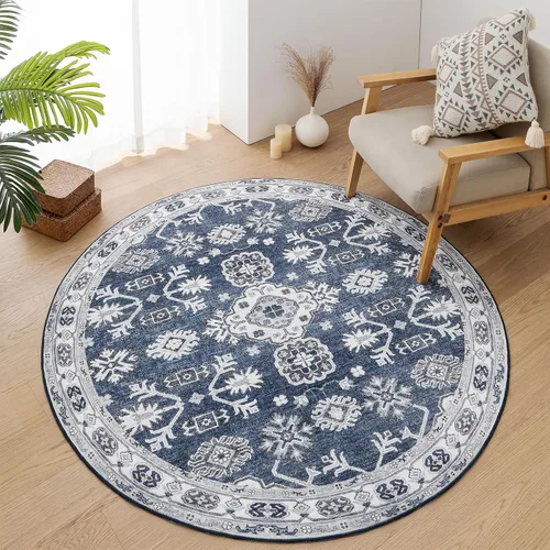 Miniatura 17 de VK VK·LIVING Tapete para la entrada de 2 x 3 pies, pequeño, bohemio, para baño, respaldo antideslizante, felpudo, de interior, puerta delantera