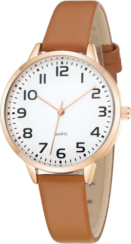 Miniatura 8 de Women's Dainty Analog Leather Dress Watch for Small Wrists, Ladies Waterproof Watches for Women, Reloj para Mujer
