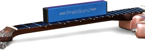 Miniatura 13 de FretGuru Haz de Lijado Nivelador de Trastes – (10" ~ 250mm) Archivo nivelador profesional para luthier de guitarra incluye papel de lija de 100